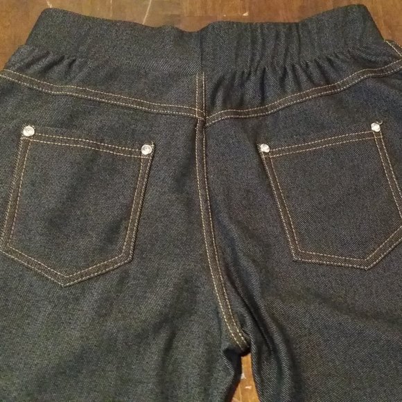 Silver Polyester/Spandex Pants - Picture 5 of 10